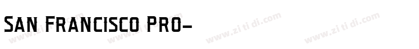 San Francisco Pro字体转换